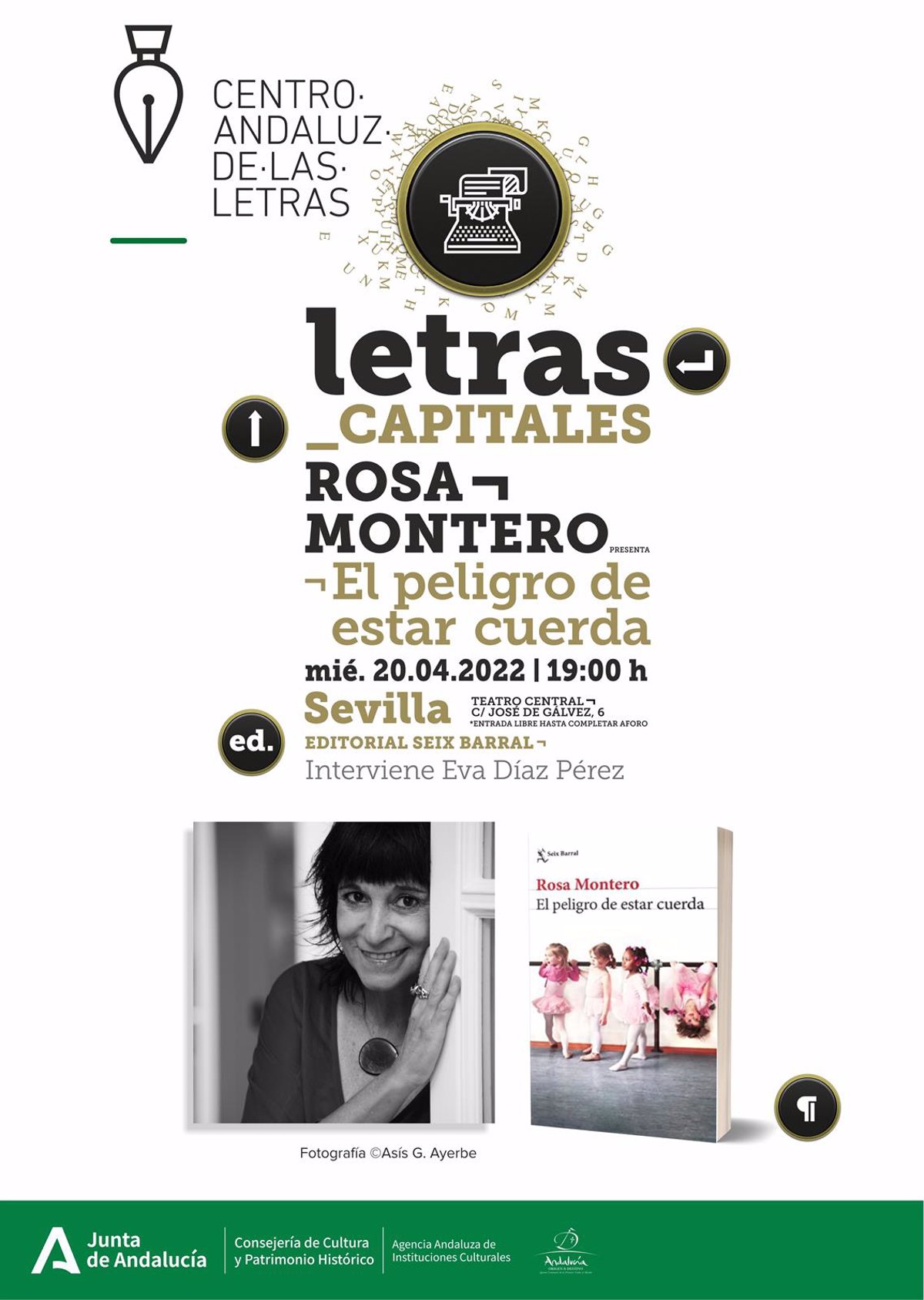 escotilla salado metodología Rosa Montero presenta este miércoles su nuevo libro en el Teatro Central de  Sevilla ante más de 200 lectores