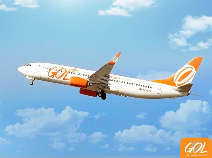 Archivo - Avión de la aerolínea brasileña GOL