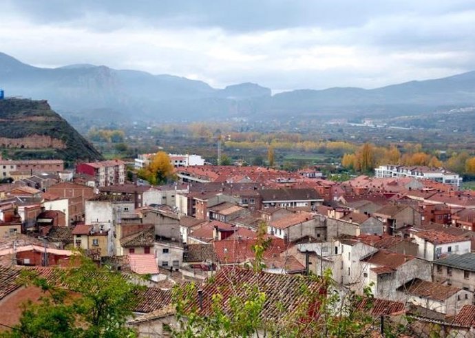 Vista panorámica de Albelda de Iregua en La Rioja