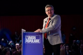 El candidato de Francia Insumisa, Jean-Luc Mélenchon
