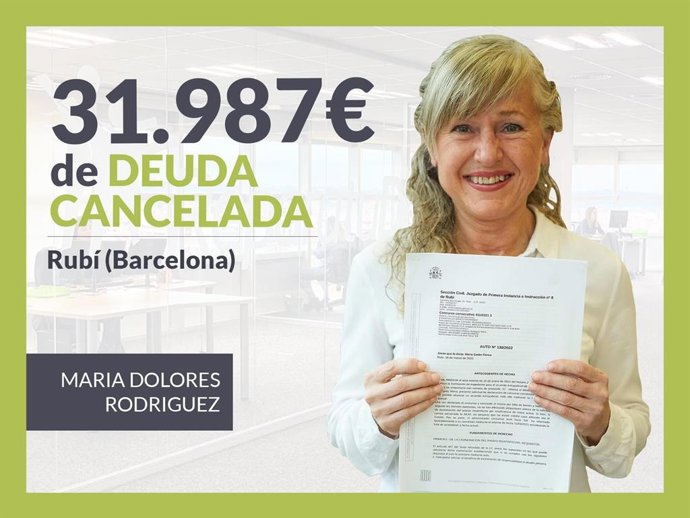 María Dolores Rodríguez, exonerada con Repara Tu Deuda