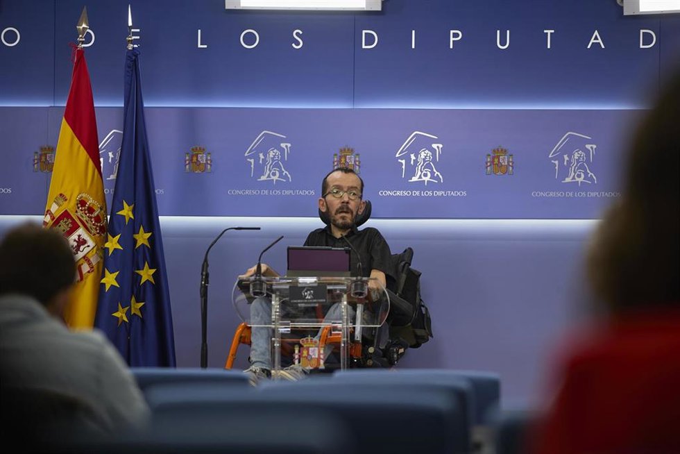 El portavoz de Unidas Podemos en el Congreso, Pablo Echenique, en una foto de archivo