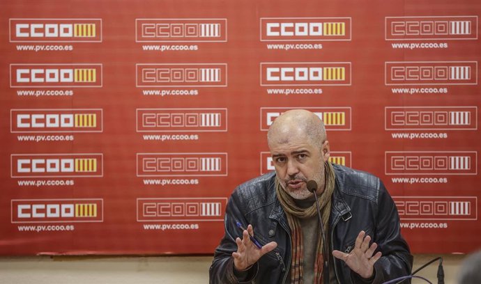El secretario general de Comisiones Obreras, Unai Sordo. 