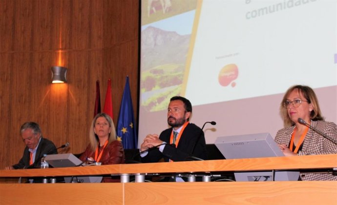 El consejero de Desarrollo Sostenible, José Luis Escudero, en Tomelloso.