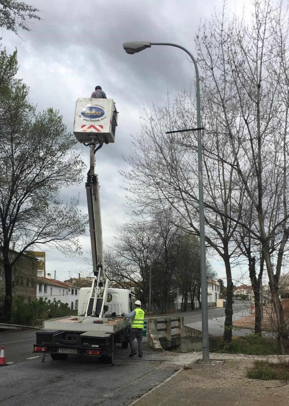 Imagen de archivo sobre obras de eficiencia energética en Chirivel