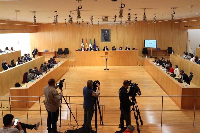 Pleno de la Diputación de Málaga correspondiente al mes de abril de 2022