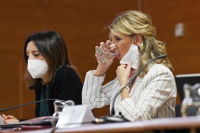La vicepresidenta del Govern central, Yolanda Díaz
