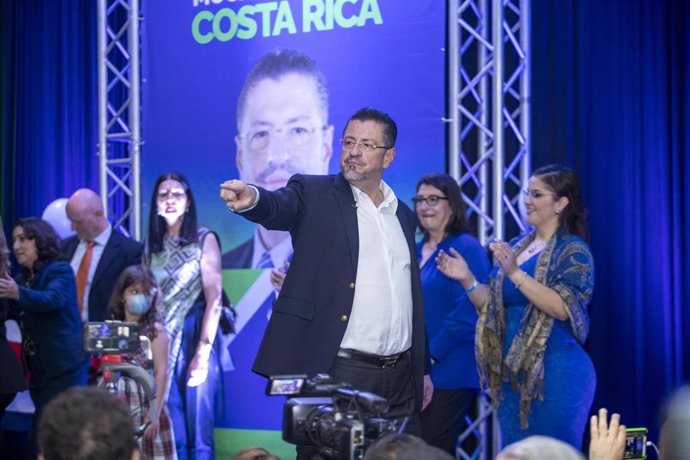 El presidente electo de Costa Rica, Rodrigo Chaves