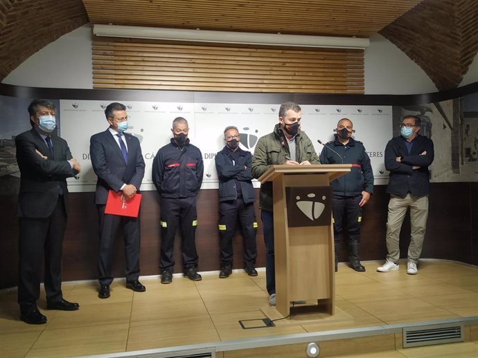 Presentación de la Semana de la Prevención de Incendios que se celebra con actividades en Plasencia, Navalmoral y Cáceres