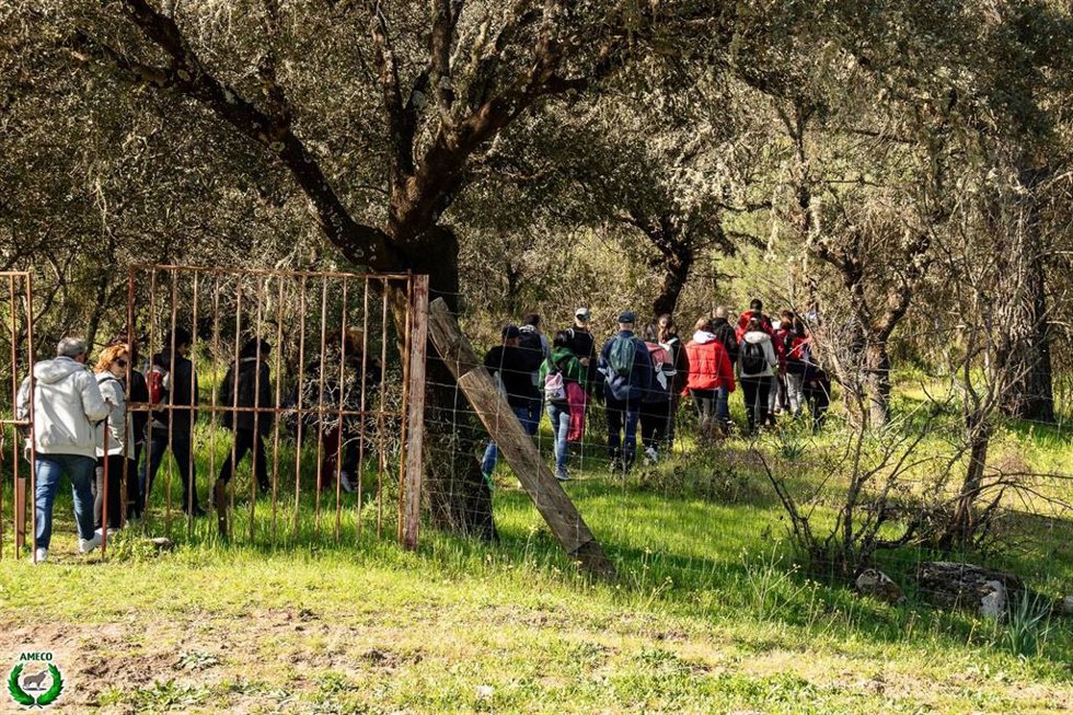 Marcha para reivindicar la apertura de vías pecuarias en el Parque Natural Sierra de Andújar.