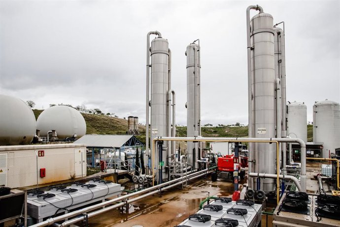 Planta de biogás del Parque Tecnológico de Valdemingómez.