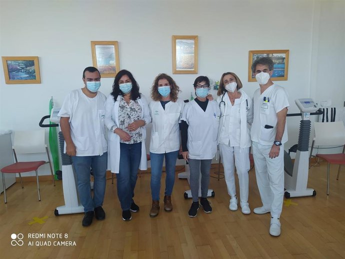 Equipo de la Unidad de Rehabilitación Cardíaca y de Prevención Cardiovascular del Hospital Universitario de Jerez.