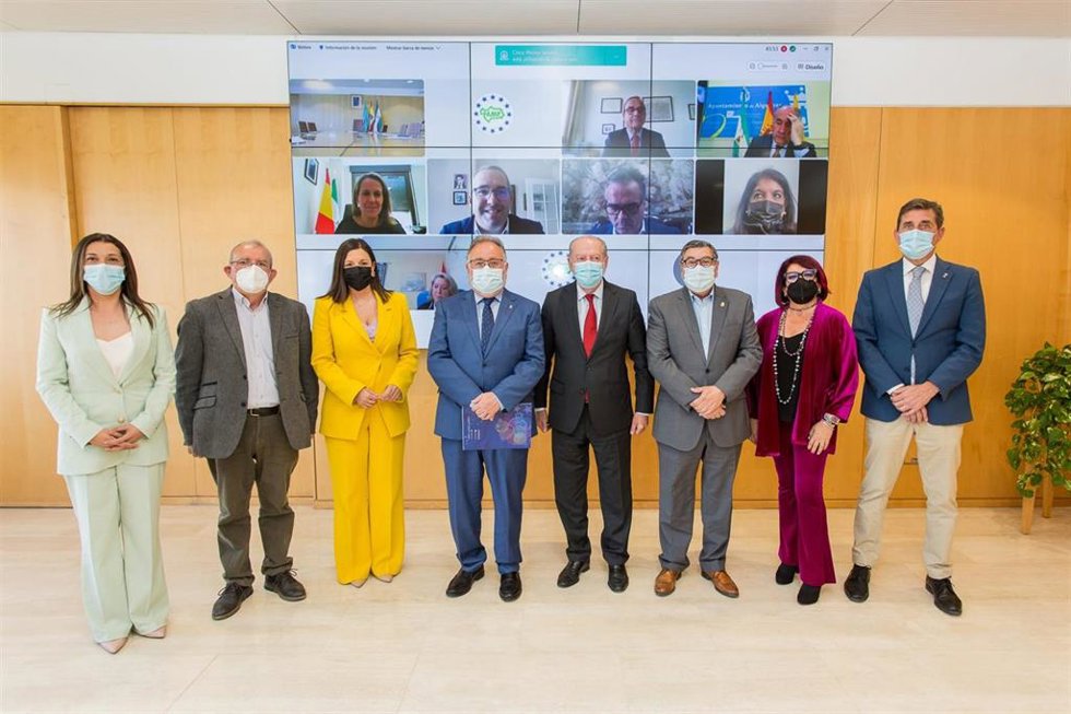 Reunión de la Ejecutiva de la Federación Andaluza de Municipios y Provincias (FAMP).