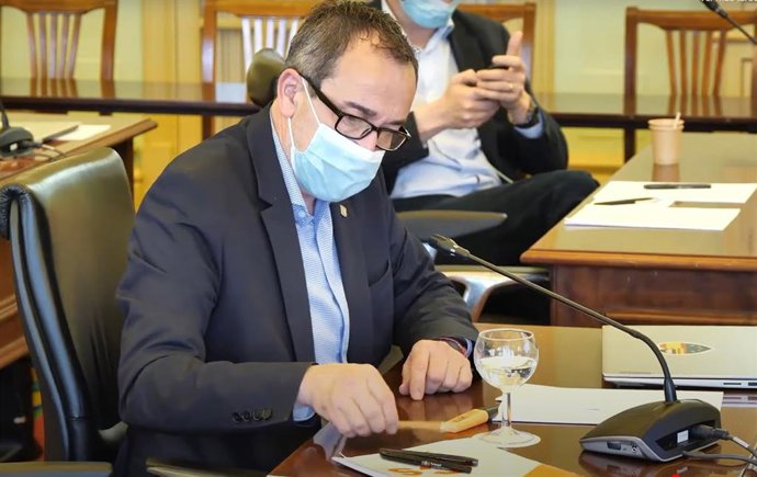 El portavoz de Salud de Ciudadanos, Juanma Gómez.