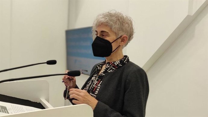 La portavoz de Unidas Podemos en el Consell de Mallorca, Magdalena Gelabert.