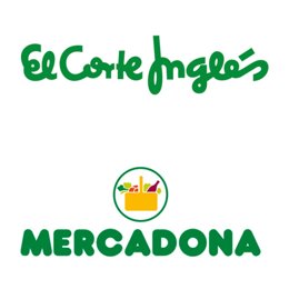 Montaje de El Corte Ingles y Mercadona