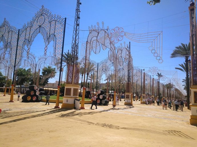 Archivo - Parque González Hontoria en Feria de Jerez.