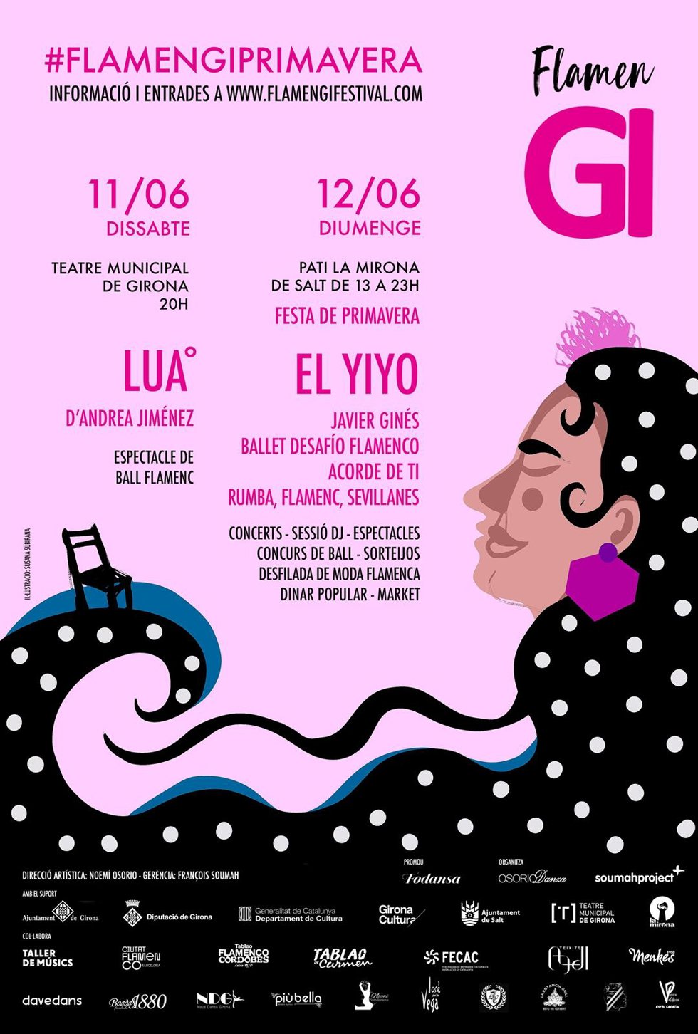 Cartel de la edición de primavera del festival FlamenGi