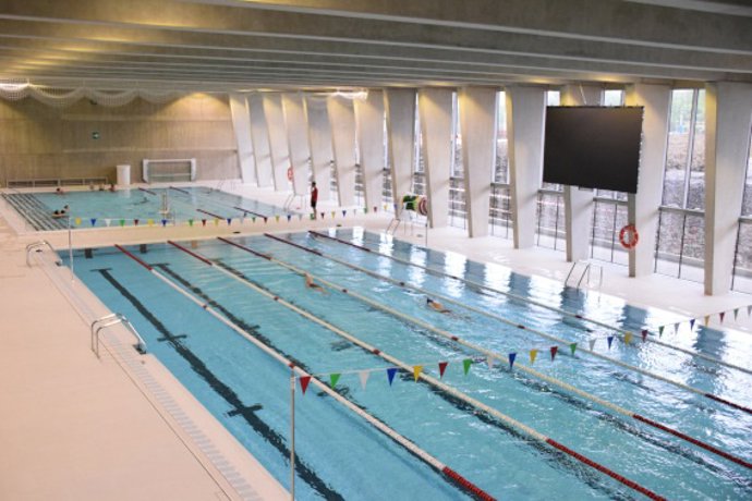 Piscinas del nuevo polideportivo de Altza