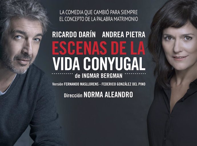 Cartel de 'Escenas de la vida conyugal' que se representará en Palma entre los días 28 de abril y 1 de mayo.