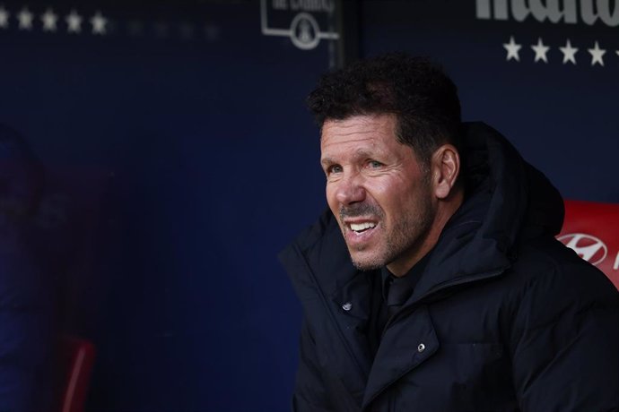 Diego Pablo Simeone, técnico del Atlético de Madrid