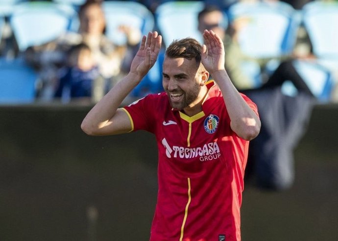 Borja Mayoral, gran protagonista del triunfo del Getafe ante el Celta