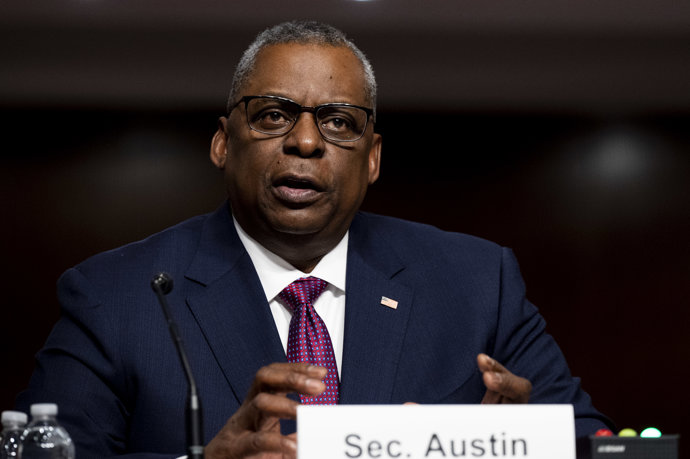 El secretario de Defensa de Estados Unidos, Lloyd Austin