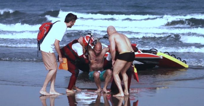 Accidente en la playa en Semana Santa 2022