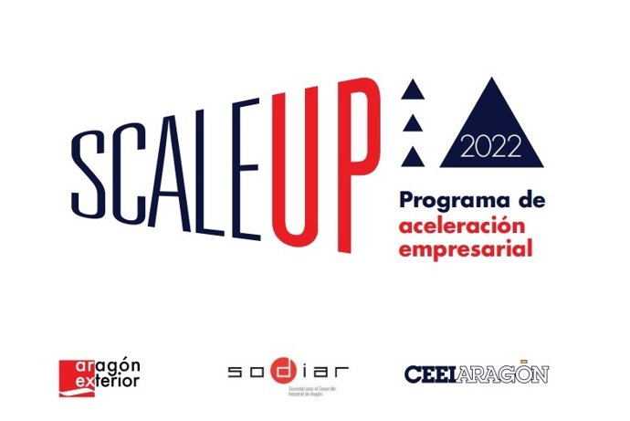 Cartel de la II edición del programa de aceleración empresarial SCALE UP