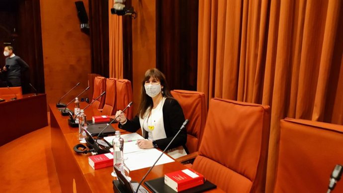 Archivo - La presidenta del Parlament, Laura Borrs