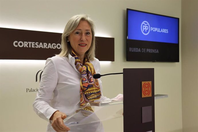 La diputada del PP Aragón Pilar Cortés.