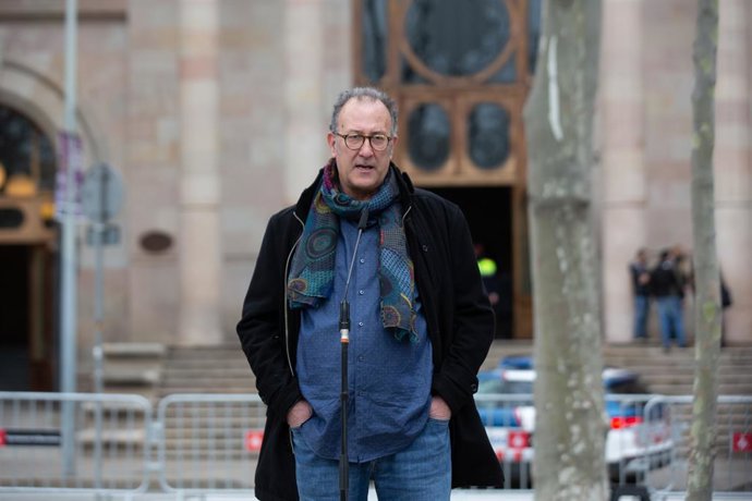 Archivo - El president d'mnium Cultural, Xavier Antich