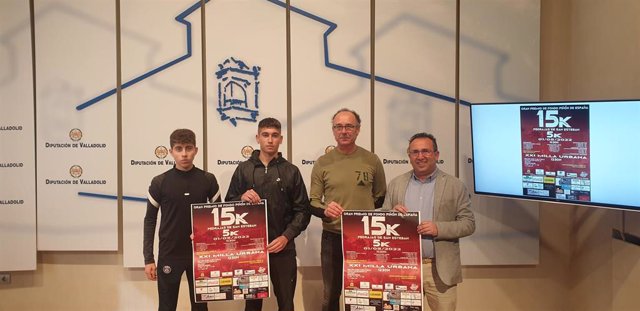 Presentación en la Diputación de Valladolid de la jornada de atletismo de Pedrajas de San Esteban