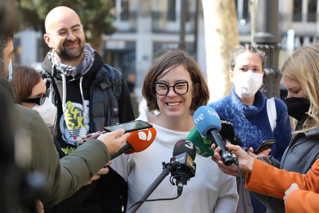 Archivo - La diputada del Parlament i portaveu de la CUP, Eulàlia Reguant