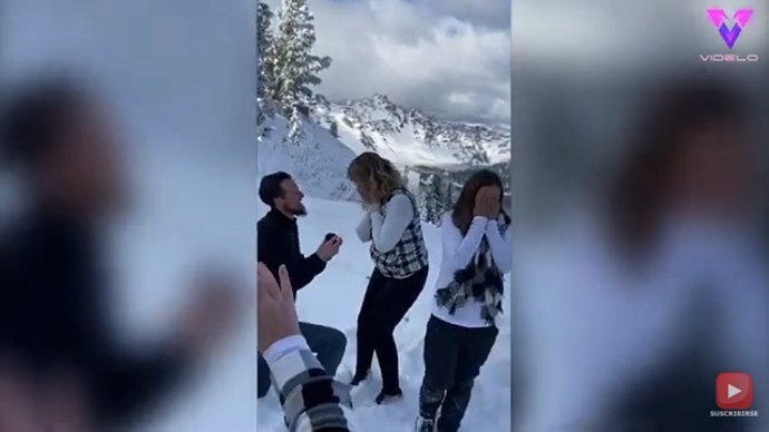 Espectacular pedida de matrimonio en un sitio idílico