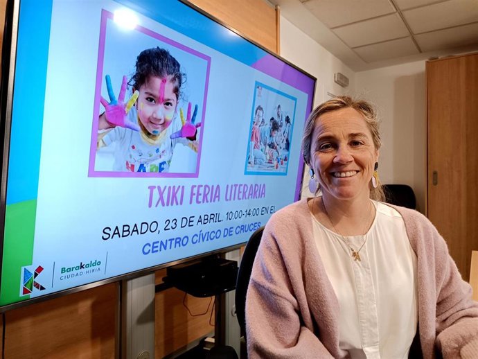 La concejala de Cultura, Educación, Euskera y Juventud, Nerea Cantero.