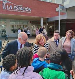 La ministra de Educación, Pilar Alegría, en Arnedo