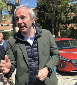 El alcalde de Zaragoza, Jorge Azcón