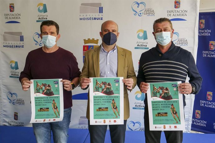 Acto del presentación del campeonato andaluz infantil de hockey sala en Almería