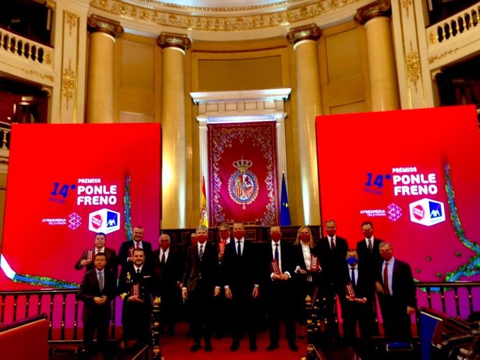 Foto de familia de la XIV Edición de los Premios Ponle Freno