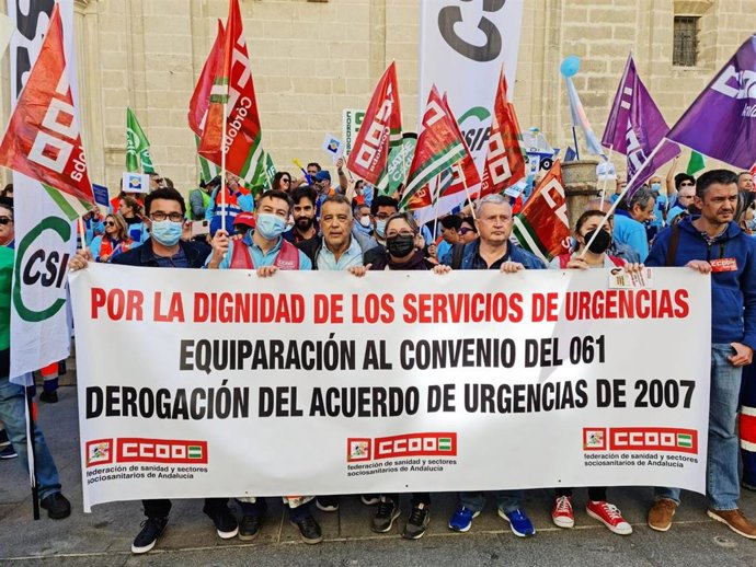 Sindicatos celebran "el éxito" de la protesta por "urgencias dignas" y advierten que "seguirán" si no hay soluciones