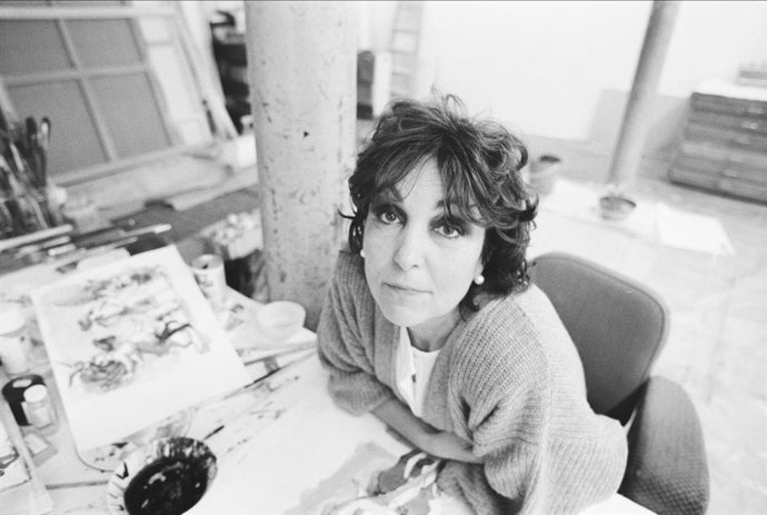 Paula Rego en su estudio