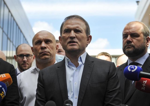 El dirigente ucraniano prorruso Viktor Medvedchuk