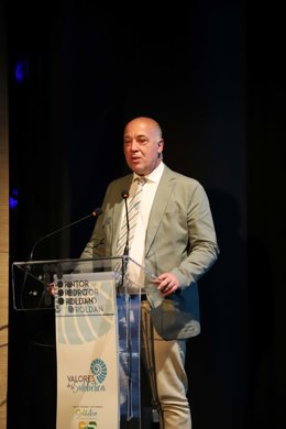 El presidente de la Diputación de Córdoba, Antonio Ruiz, en la presentacioón del proyecto Valores de la Subbética