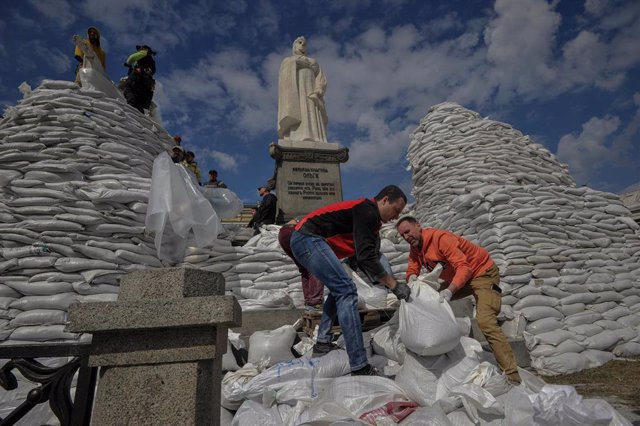 Protección de un monumento en Kiev