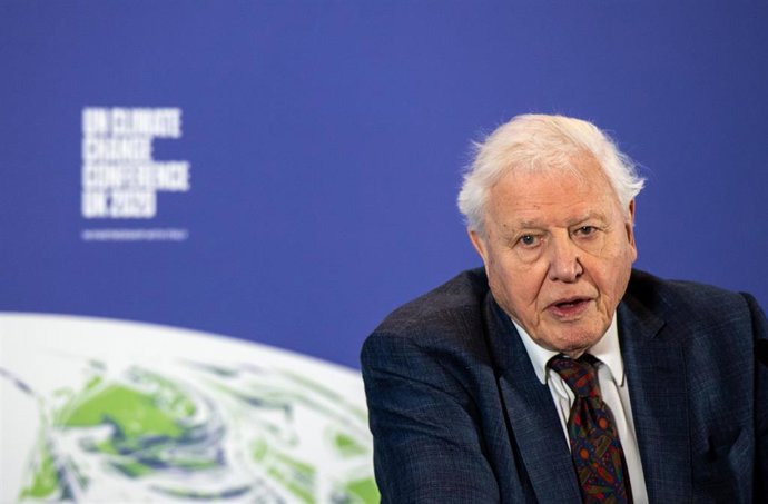 Archivo - 04 February 2020, England, London: UK natural historian Sir David Attenborough speaks at the launch of the next 2020 United Nations Climate Change Conference (COP26), which will be held in Glasgow from 9 to 19 November 2020 under the presidenc