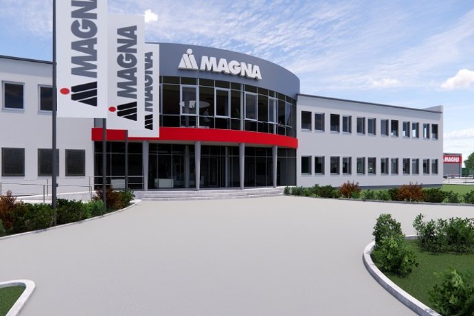 Foto ilustrativa de las nuevas instalaciones de Magna Electronics en Kechnec, Eslovaquia