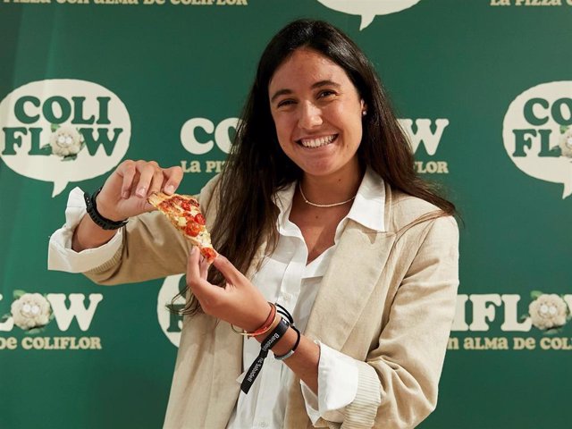 Alba Sánchez-Vicario presenta 'Coliflow': una marca de pizzas con base con coliflor