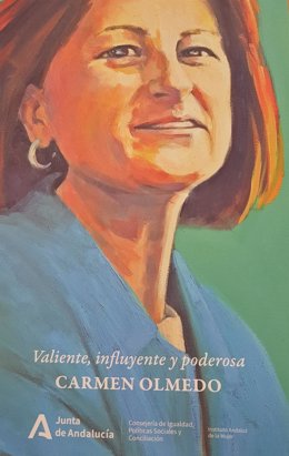 Imagen de la portada del libro dedicado a Carmen Olmedo, la primera directora del Instituto Andaluz de la Mujer.
