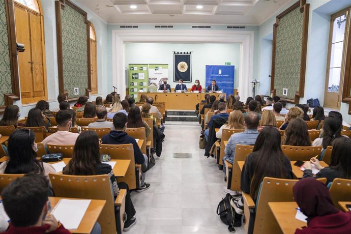 El vicepresidente de la Diputación de Almería Fernando Giménez participa en la Inauguración en la UNED del I Simposio Salud Digital